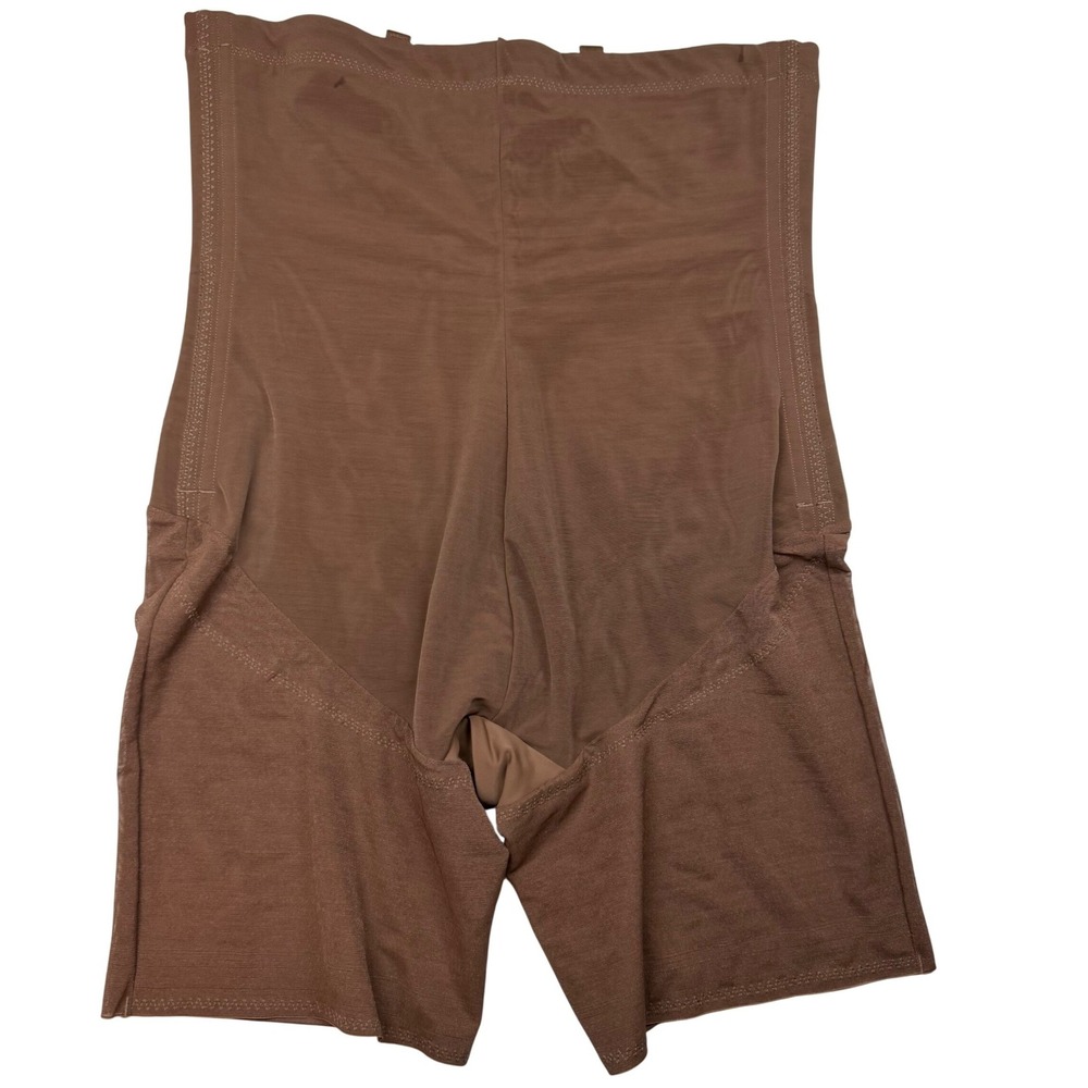 HONEYLOVE SuperPower Body Contour‎ Short High Waist Brown Shapewear Size 2X NWOT